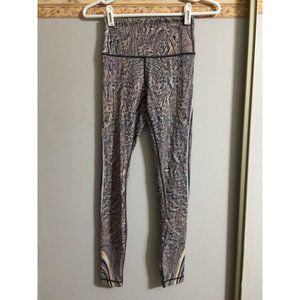 Lululemon 4 Wunder Under Hi Rise Polychromatic 28" Athleisure Stretch Yoga Gym L